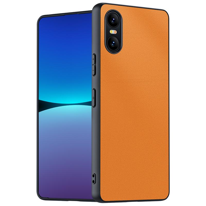 Pro pouzdro Sony Xperia 10 VI Slim PU kůže+ PC Nárazuvzdorný Ochranný Kryt na Telefon