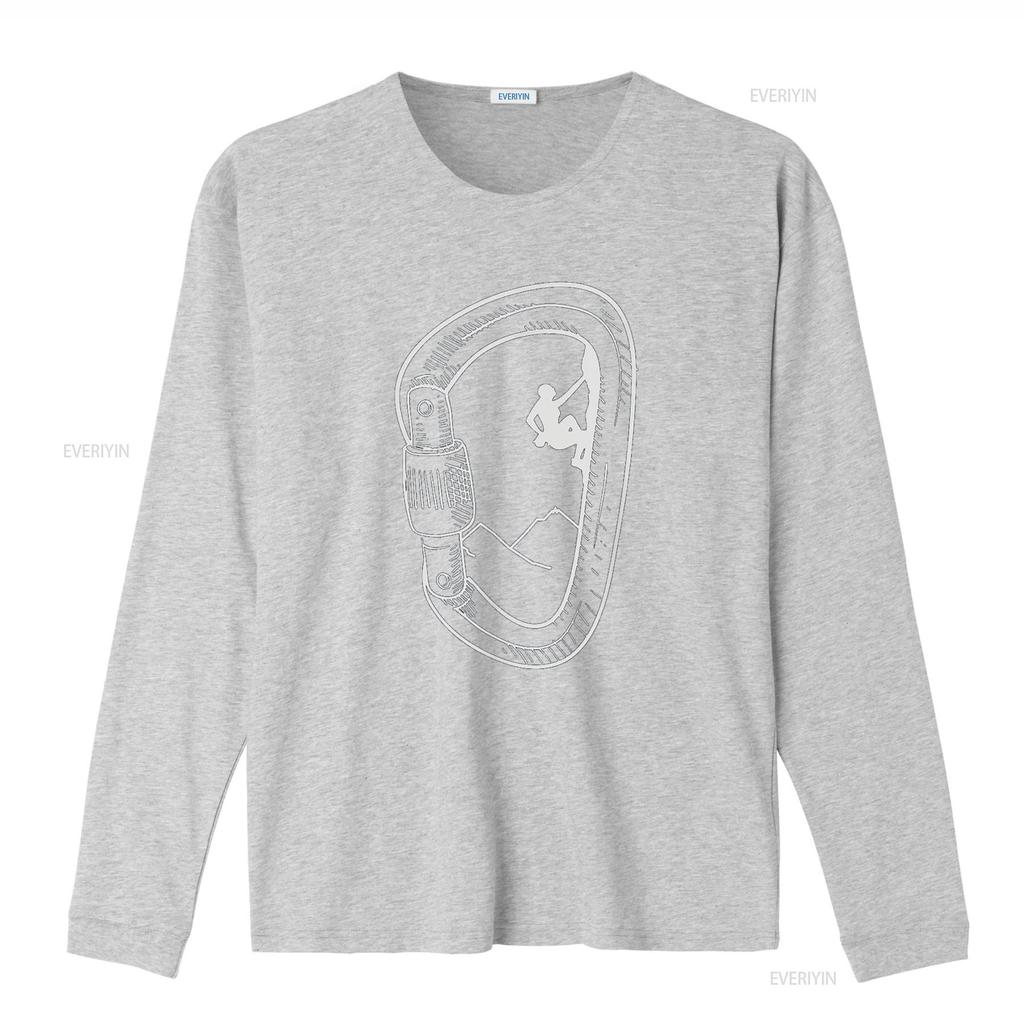 Rock Climbing T Shirt Carabiner Mountain Climber vintage Washed Slightly Unisex graphic Top For Everyday Wear Stretched