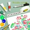 Residue-Free White Texture Paper Tape for Art Students - Decorative Edge Sealing & Spray Painting Masking Tape