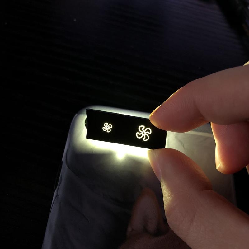 Car Heater Climate Control  Wind Volume Air Conditioning Switch Fan Button Cap Cover Replacement for BMW F10 F11 F02 F06 F07