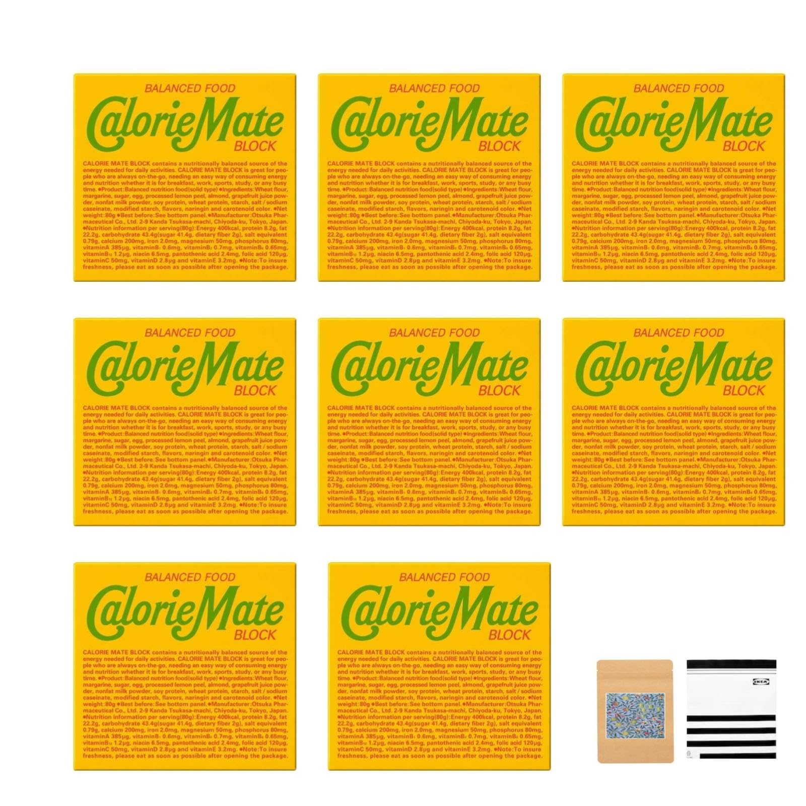 

Otsuka Pharmaceutical Calorie Mate Блок Фруктовый 80г 4 стика x 8 упаковок