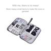 1Pc Black Green Storage Bag Electronic Accessory Organizer Portable Usb Data Cable Charger Plug Travel Waterproof Organizer