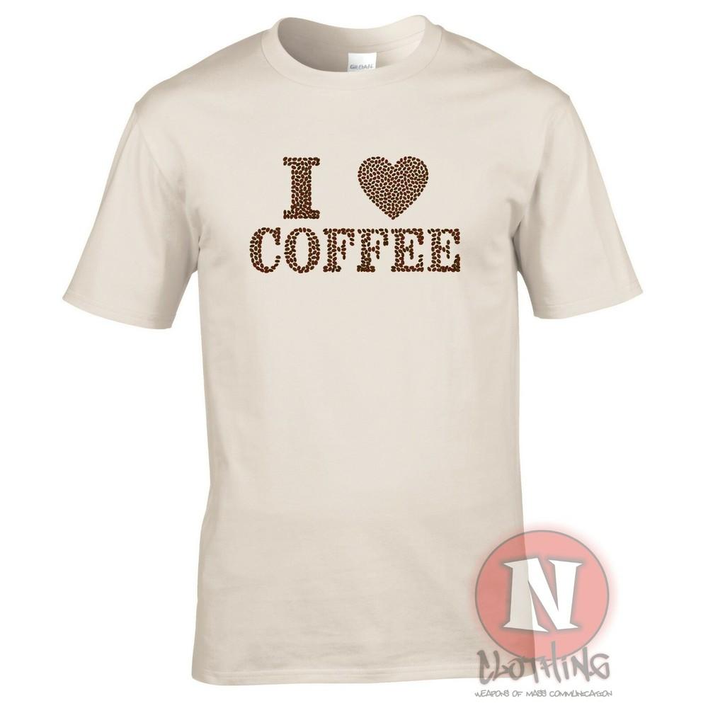 I Love Coffee TShirt Funny Barista Coffeeshop Coffee Bean Cafe