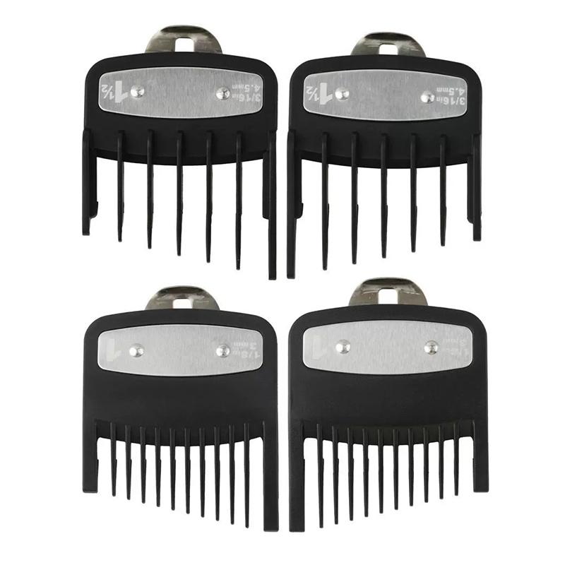 2 Pezzi Pettine Limitatore Professionale per Tagliacapelli Guida Pettine Limitatore Protezioni per Rifinitore Accessorio Strumento Universale per Taglio di Capelli
