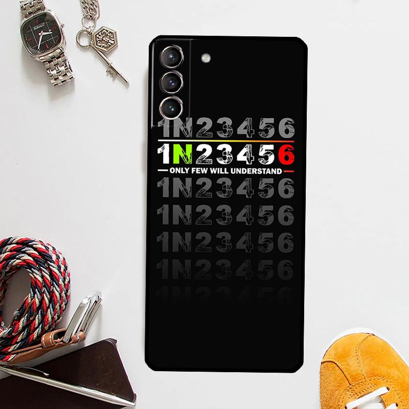 Motorcycle Gear Case For Samsung Galaxy S25 Ultra S20 S21 S22 S23 Plus S9 S10 S25 FE S24 Ultra Cover Coque