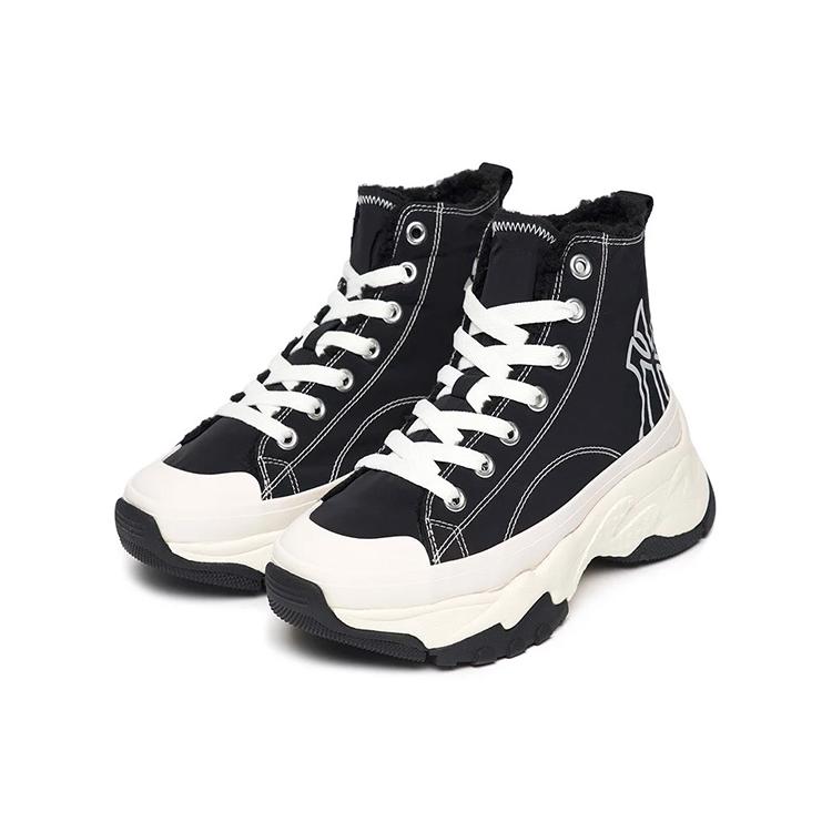 New MLB Chunky High Padding Mono Yankees 'Black White' 3ASHU4216-50BKS