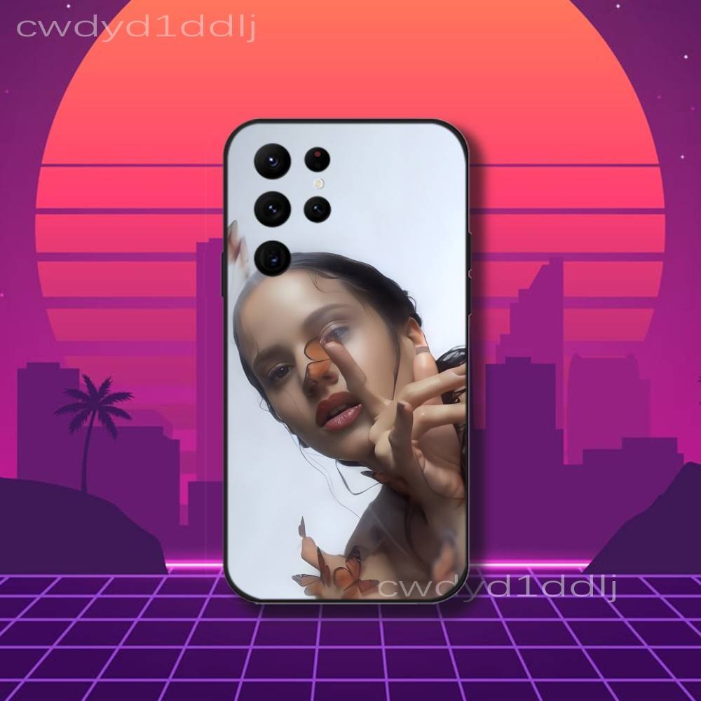 R-ROSALIA LUX Singer Phone Case For Samsung S10,S21,FE,S21 ,S26,S25,S24,S23,Ultra,S9,S22,Plus Black Shockproof TPU