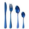 1010 Stainless Steel Western Cutlery Set: Thickened Knife, Fork, Spoon for Hotel & Home, Available In 4 or 24 Pieces