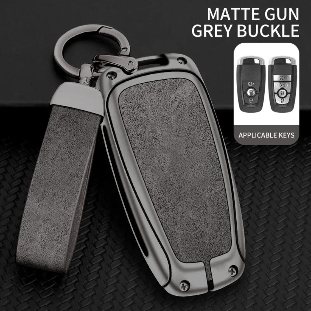 Zinc Alloy Car Remote Key Case for Ford Ranger Wildtrak Remote Control Protector for Ford Ranger Wildtrak Key Cover Accessories