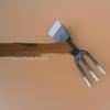 Kujoki No. 7 Forged Small Hoe with Wooden Handle - Durable Gardening Tool for Planting Flowers & Vegetables
