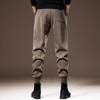 Men's American Retro Fleece Lined Knit Sweatpants