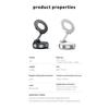 Windshield Magnetic Smartphone Mount Support Bracket with Vacuum Suction 360 Degree Rotatable for Navigation Video Calls