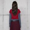 LALAFOX Slim Layered T-Shirt Red T-Shirt Br4Cl014