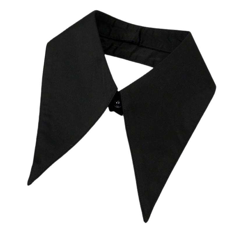 Detachable False Collar Girls Blouse Accessory for T-shirt Sweater Sweatshirt for Lady Girl Solid Color Collar
