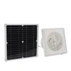 Solar Fan 12W 12V DC Monocrystalline Solar Panel Powered Exhaust Fan for Outdoor Greenhouse