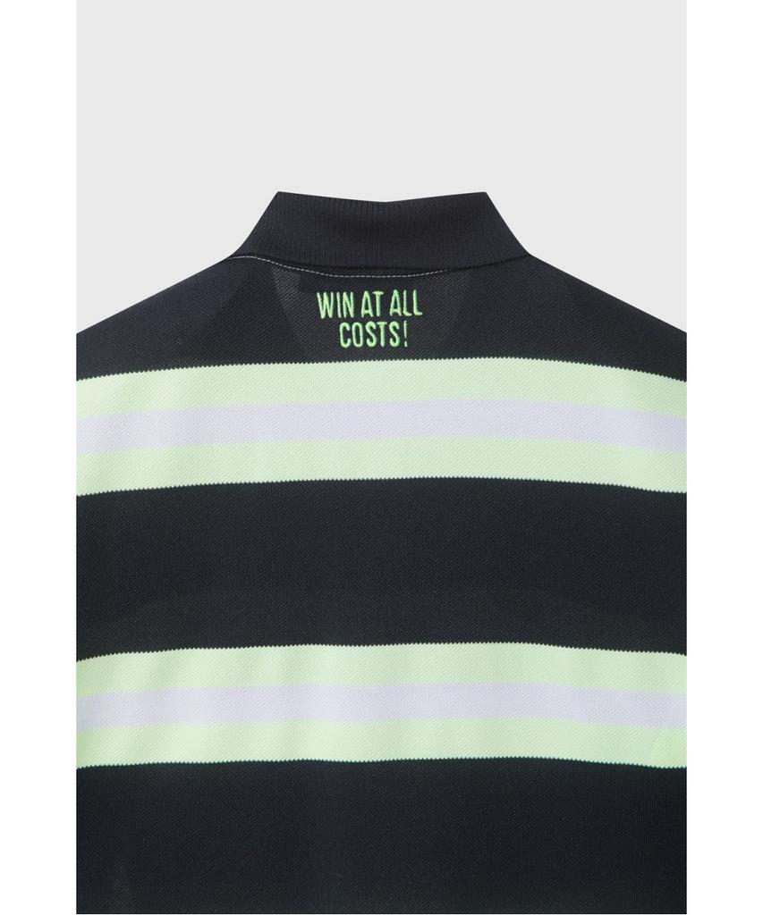 WAAC Women Stripe Loose-Fit Polo Wwtcm26503Nyd