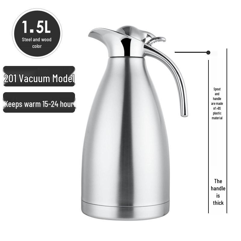 304 Stainless Steel Large Capacity Vacuum Insulated Thermos Flask for Hotels and Restaurants