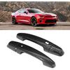 Aramox Door Handle Trim, 4pcs Outside Carbon Fiber Side Door Handle Trim Cover Fit for 2017-2018