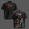 One Piece Zoro Luffy Graphic T Shirt Men Women Vintage Wash Cotton Short Sleeve Tee Summer 2026 Y2k Streetwear Loose Casual Tops