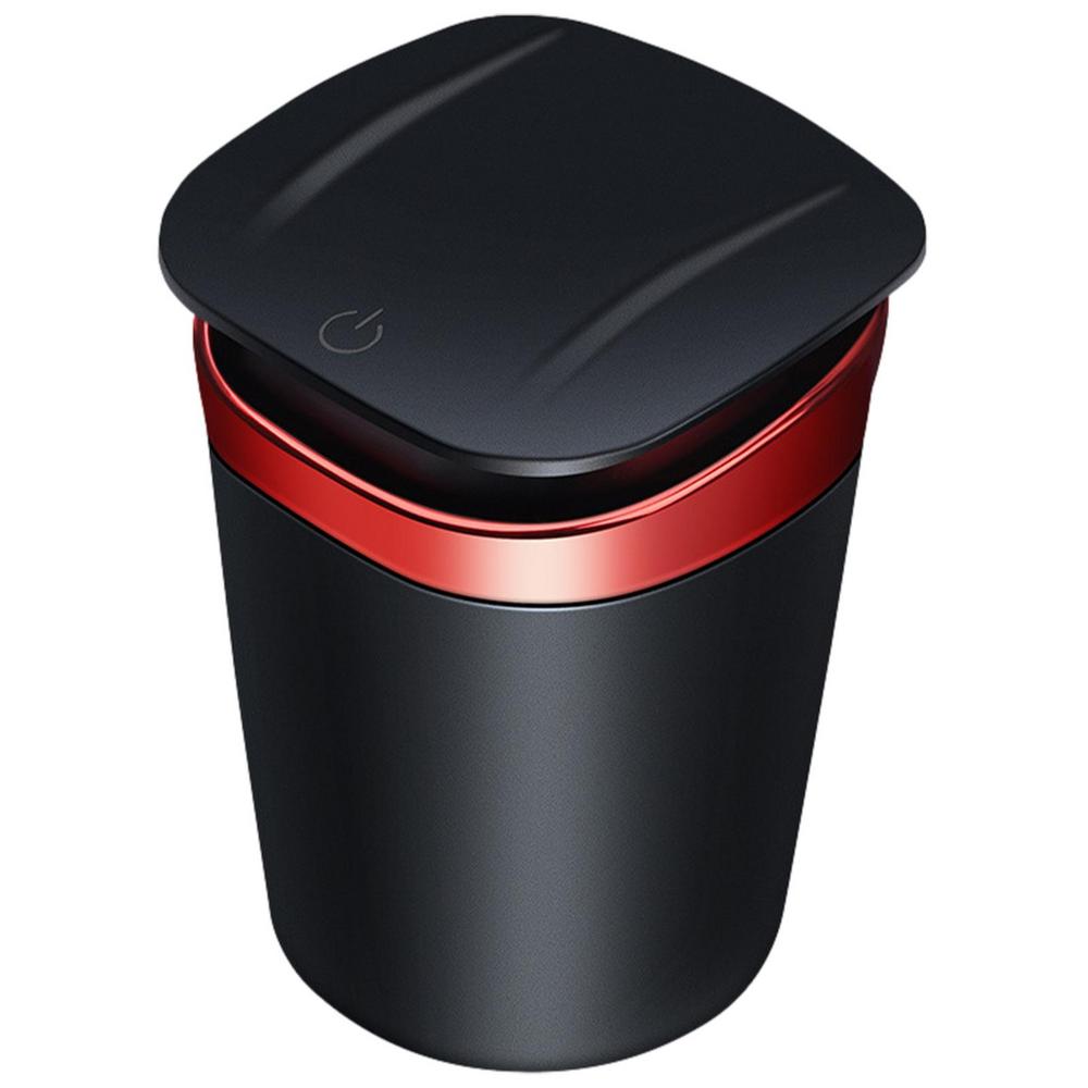 Car Ashtray Portable Mini Car Trash Can Ashtray with LED Blue Light  Long Lasting Heat Resistant Smokeless AshTray Car