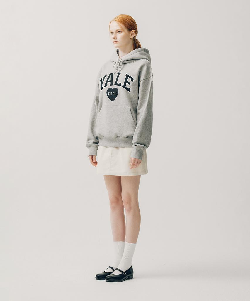 Heart Two-Tone Arch Hoodie_Gray