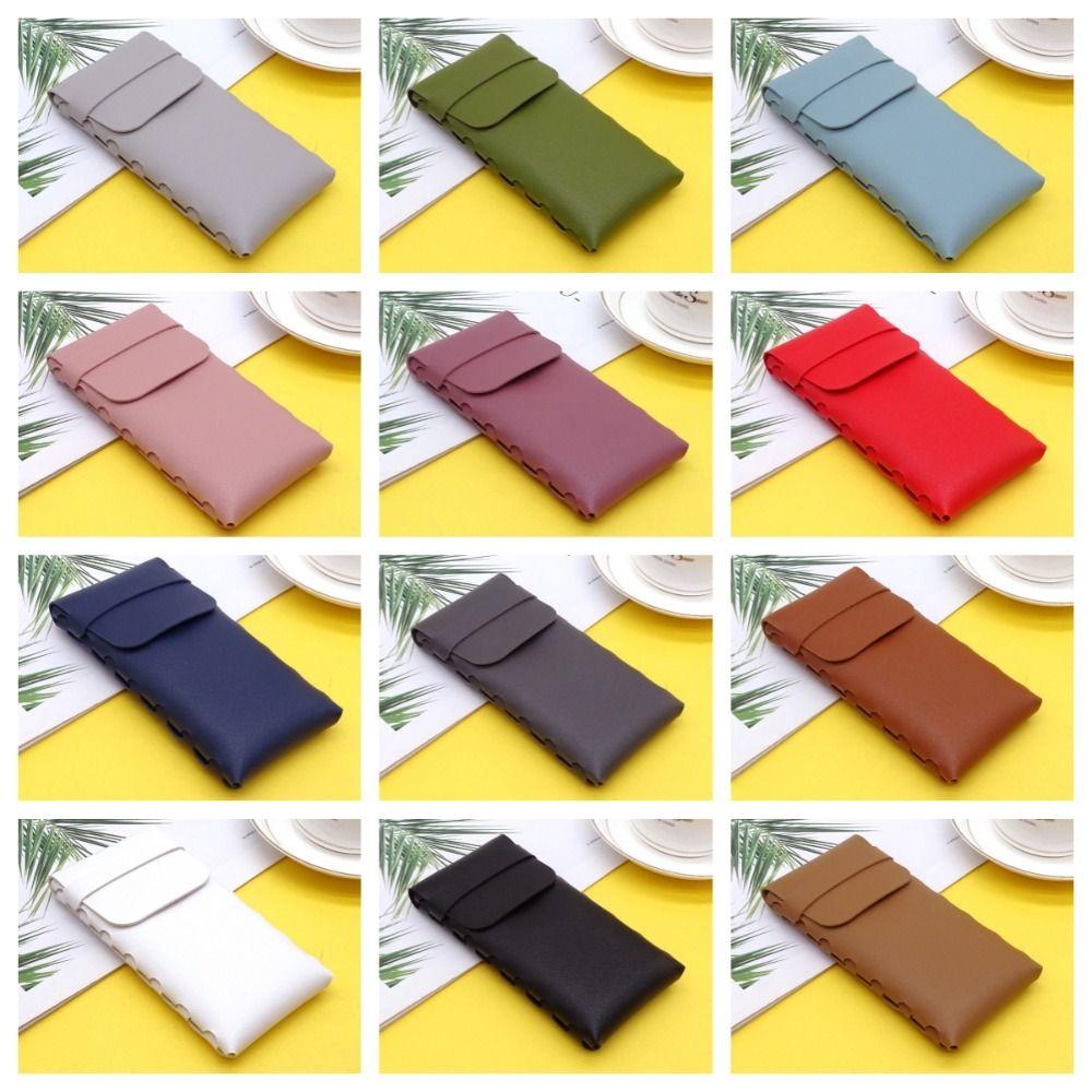Waterproof Glasses Case Lightweight Eyeglasses Holder Leather Sunglasses Box Bag  Female/Male