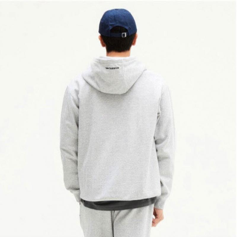 New Balance Half Club Uni – Kapuzenpullover mit kleinem Logo, Nbn0e11013 Ac