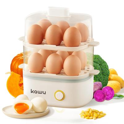 KAWU Steamer Fully Automatic Egg Egg Egg Holds 12 Steam Hot Spring Egg Tabletop Electric Kitchenware Cooker, Maker, Beaker, Eggs, Beaker, Soft-Boiled