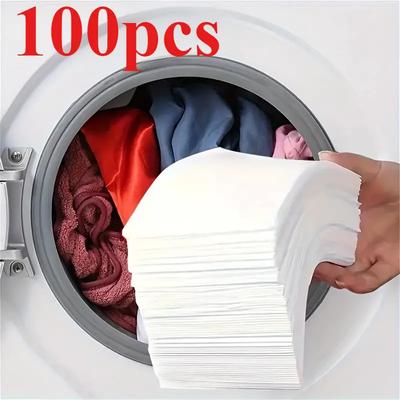 Color Catcher Laundry Sheets - Dye Trapping & Anti-Transfer Wash Paper, Uncharged Safeguard for Mixed Washes