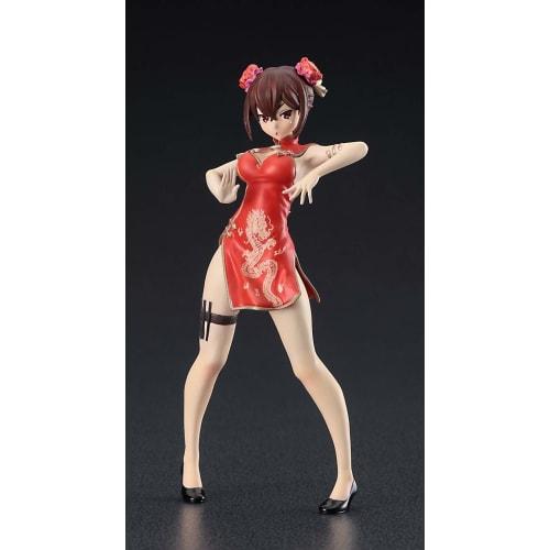 Hasegawa 1/12 Egg Girls Collection No.07 Haku Linfa (Chinese Dress) Unpainted Resin Kit SP450
