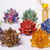 Crystal Macadam Gumming Resin Nine Tailed Fox Loveliness Animal Household Supplies Aquarium Decoration