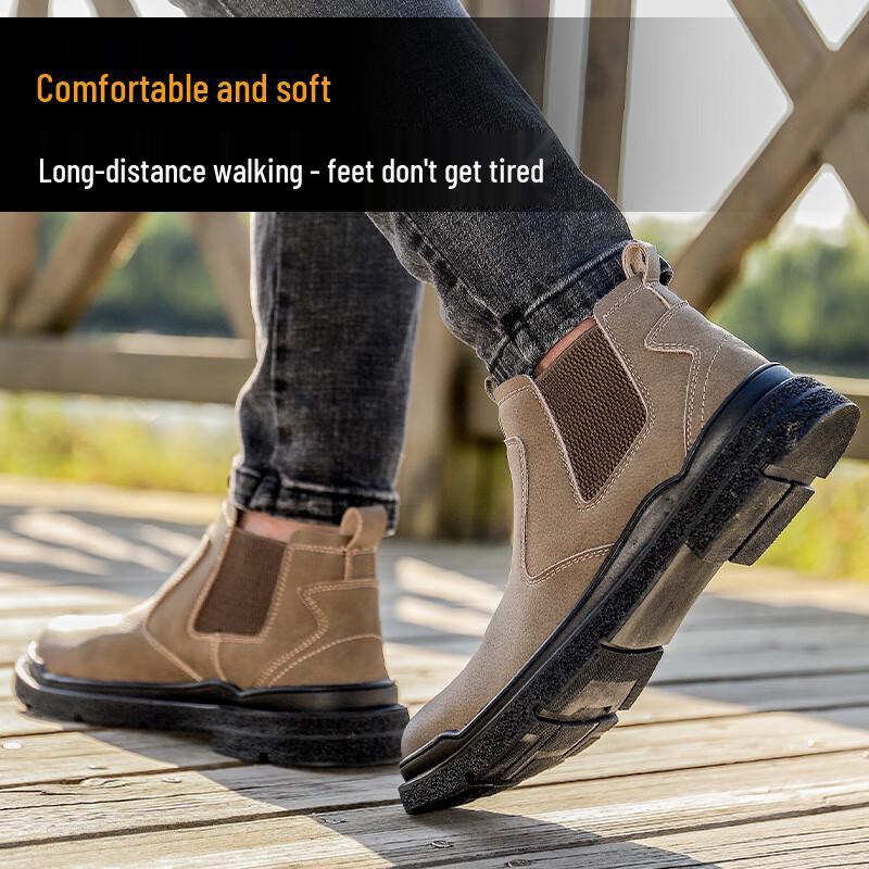 High-Top Slip-On Welding Safety Shoes