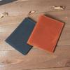 5504 Genuine Crazy Horse Leather Passport Wallet for Men and Women - Card Holder & Travel Accessory
