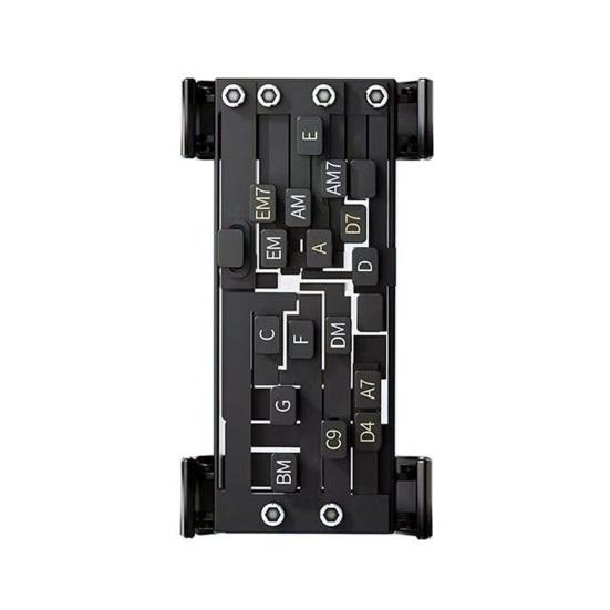 Gitarrenakkord-Presser, Gitarrentrainer, Akkordhilfe, Gitarrenassistent, Lernsystem, Akkord-Übungstools für Anfänger