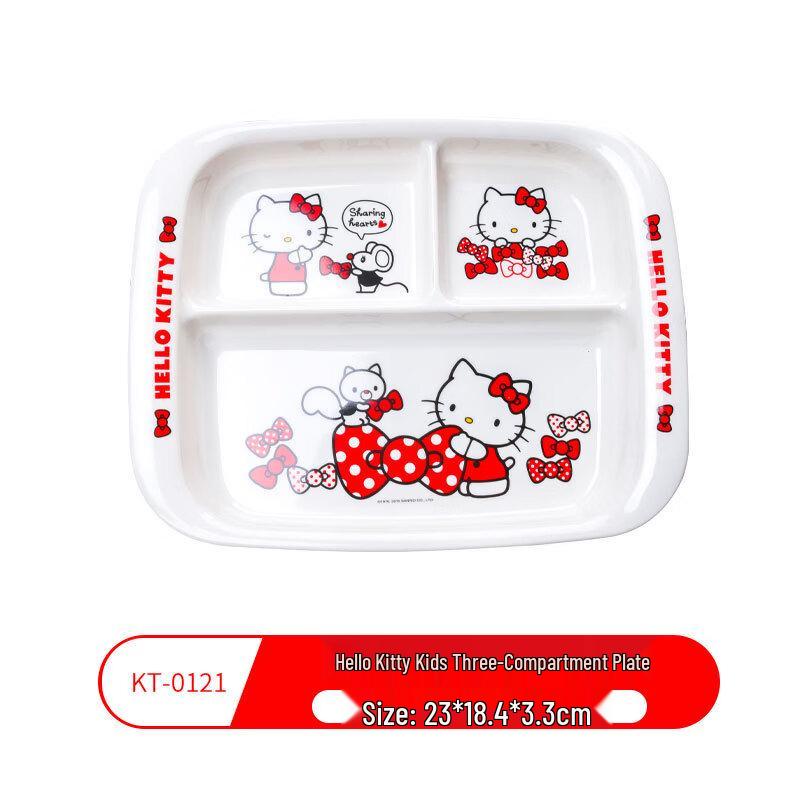 Детская меламиновая тарелка с отделениями Hello Kitty от Wuhe