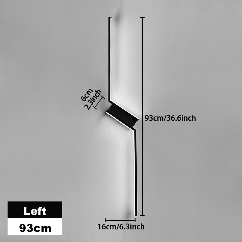 Hockey Interior Wall Light Remote Control LED Wall Lamp Bedroom Decoration Modern Indoor Lighting Lamps 53CM 73CM 93CM LED Light