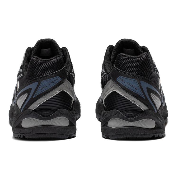 Asics Gel-170 Fabric Synthetic Leather Comfortable Sports Durable Low-Top Lifestyle Shoes Men Shoes Black Gray 1203A213-001