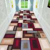 Geometrischer Läufer Teppich Moderner Minimalismus Zuhause Geometrisches Puzzle Design Rutschfester Teppich Eingangsbereich Innen Wasserabsorbierend Ma