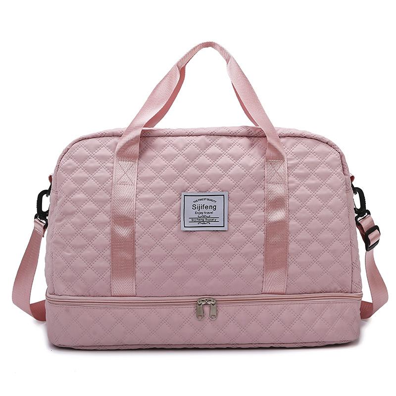 Large-capacity waterproof travel bag, business trip travel can be set, tie rod storage bag, hand luggage bag, moving and delivery bag.