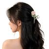 Metal Flower Hair Clips Advanced Hair Grab Fashion High Ponytail Holders  for Women Girls