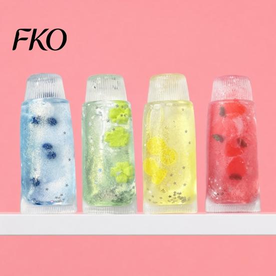 Blueberry Toothpaste Stress Reliever Relief Tube Toy, Strawberry Lemon Clover Pressure Toy Squeeze Anxiety Relieving Clear