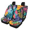 Universal Car Seat Covers Abstract Art Digital Print Waterproof Airbag Compatible Front Rear Seat Protectors Full Set Easy to Maintain