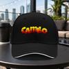 CAMILO Letter Sandwich Baseball Cap Unisex Adjustable Duckbill Hat Lightweight Casual Outdoor Daily Wear MultiColor