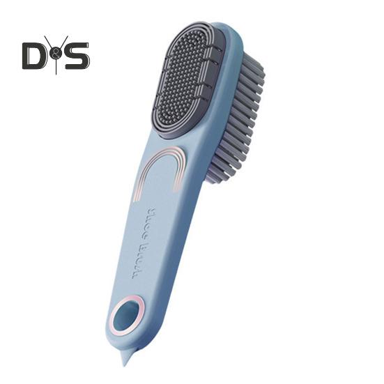 

Щетка для чистки обуви Эргономичный дизайн Длинная ручка Двусторонний дизайн Водонепроницаемый резиновый очиститель для обуви Средство для чистки зимних ботинок синий