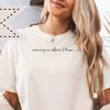 Surviving On Caffeine & Kisses Shirt, Comfort Colors® Mother Tee, Gift for Her, Mom Grandma Appreciation, Wife Appreciation