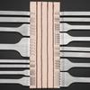 4pc/set Stainless Steel Rhombus Sewing & Punching Tool Set, DIY Stitching Chisel Set, Professional Leather Craftwork Punch Kit