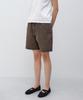 INSILENCE WOMEN Raw Bermuda Pants Brown