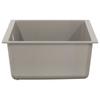Grey Kitchen Sink 530 x 460 mm 80percent  Quartz and 20percent  Resin