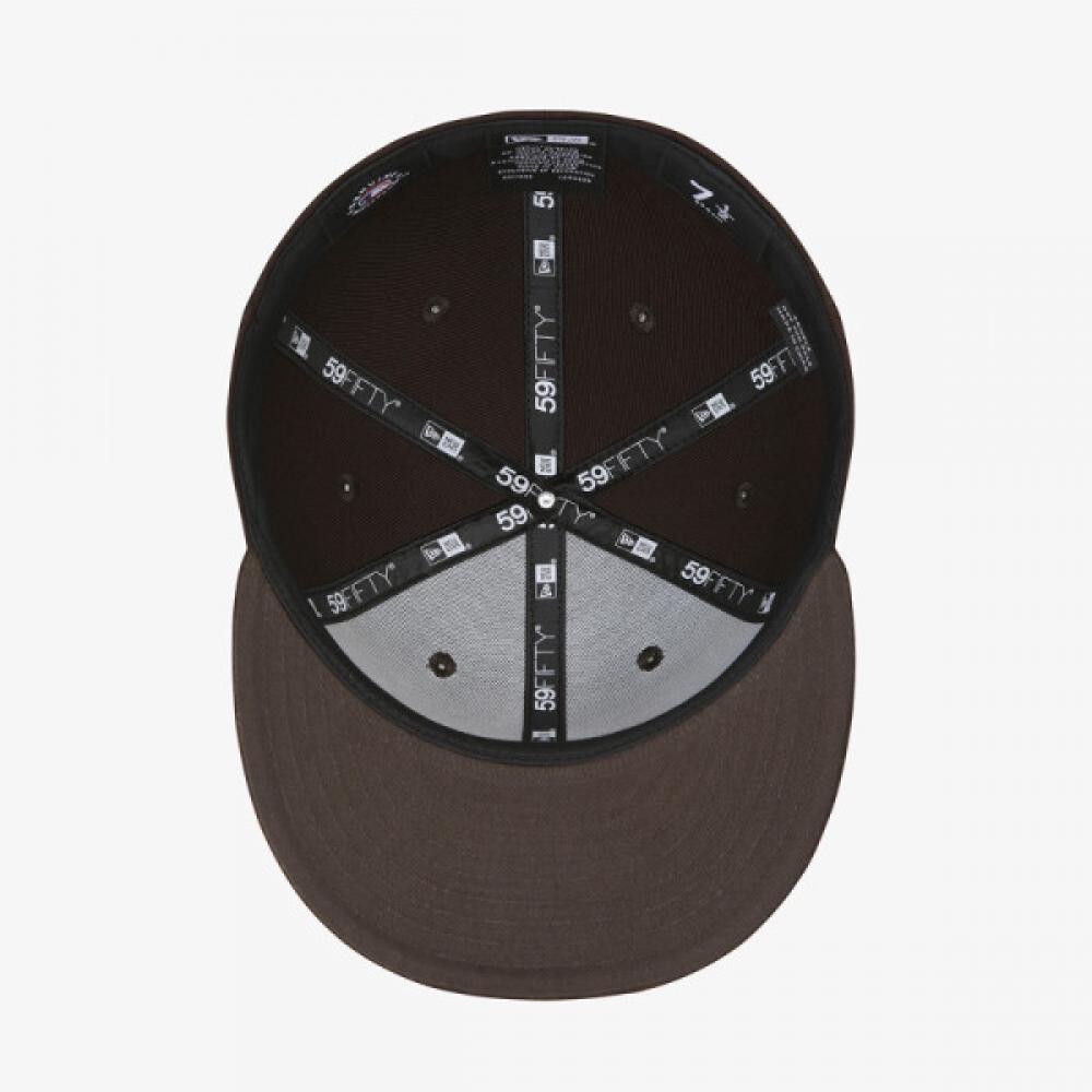 New Era La Dodgers Fitted Cap Basic Burnt Wood