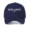 Milano Italy Flag Color Printed Men Baseball Cap Streetwears Hip Hop Male Caps Fashion Summer Breathable Mesh Snapback Hat